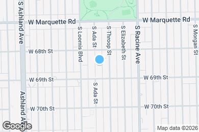 Map image of the property - 6833 S Ada St