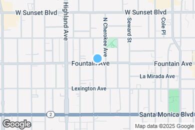 Map image of the property - 1260 N Las Palmas Ave