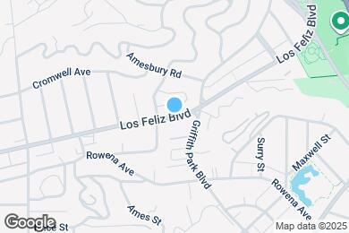 Map image of the property - 3947 Los Feliz Blvd