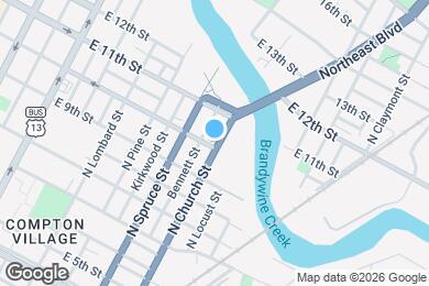 Map image of the property - 739 E 10th St