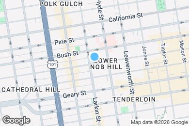 Map image of the property - 1080 Sutter St