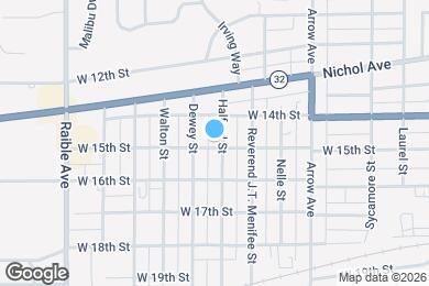Map image of the property - 1423 Halford St