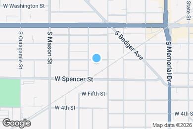 Map image of the property - 1025 W 8th St