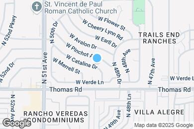 Map image of the property - 4832 W Catalina Dr