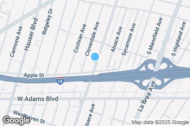Map image of the property - 2401 Redondo Blvd