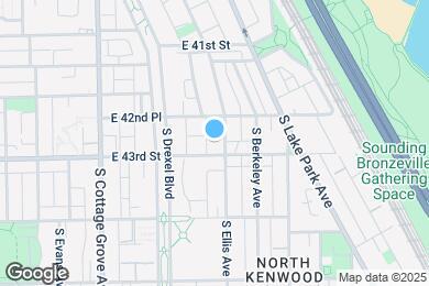 Map image of the property - 4234 S Ellis Ave
