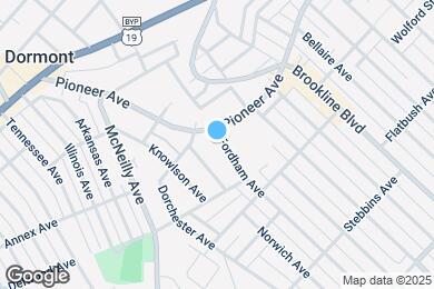 Map image of the property - 500 Fordham Ave