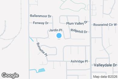 Map image of the property - 4350 Cary Hill Cove