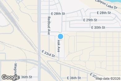 Map image of the property - 3113 Teak Ave