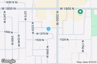 Map image of the property - 2082 W 1570 N