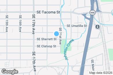 Map image of the property - 2015 SE Sherrett St