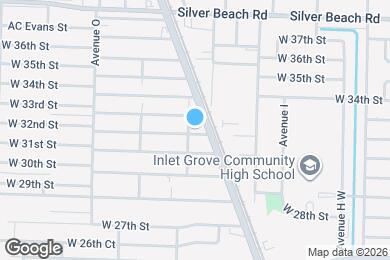 Map image of the property - 1036 W 32nd St