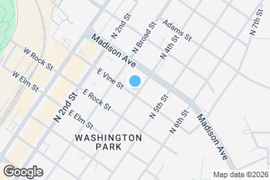 Map image of the property - 326 E Vine St