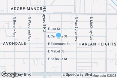Map image of the property - 5564 E Camden St