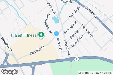 Map image of the property - 72 Hoover St