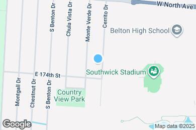 Map image of the property - 17228 Cerrito Dr