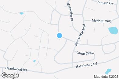 Map image of the property - 1302 Marcy Ct