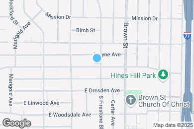 Map image of the property - 594 S Firestone Blvd