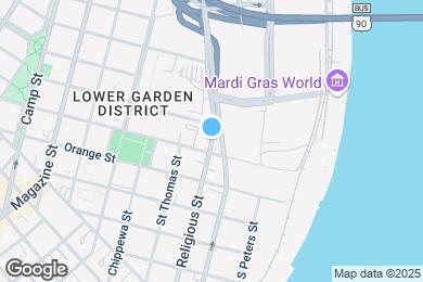 Map image of the property - 1485 Tchoupitoulas St