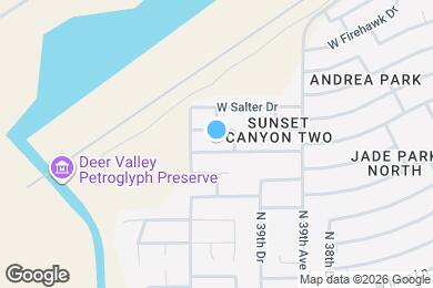 Map image of the property - 4028 W Lone Cactus Dr