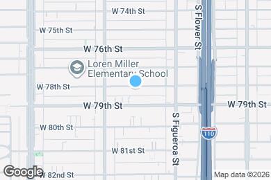 Map image of the property - 632 W 78th St