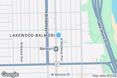 Map image of the property - 5326 N Winthrop Ave