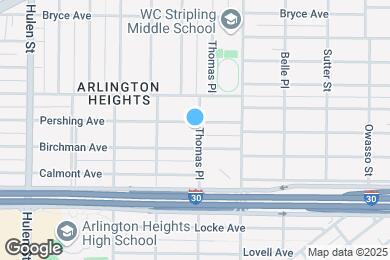 Map image of the property - 4201 Pershing Avenue