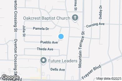 Map image of the property - 3526 Pueblo Ave