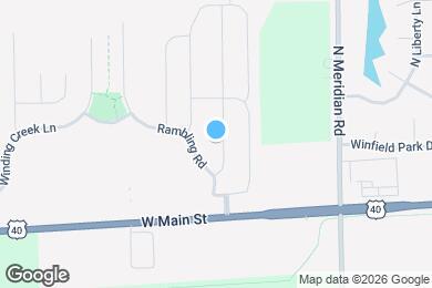 Map image of the property - 126 Thistle Wood Dr