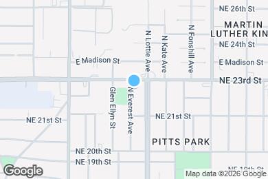 Map image of the property - 2312 N Everest Ave