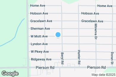 Map image of the property - 3411 W Mott Ave