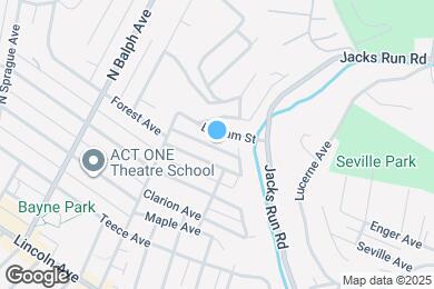 Map image of the property - 21 Beech Ave