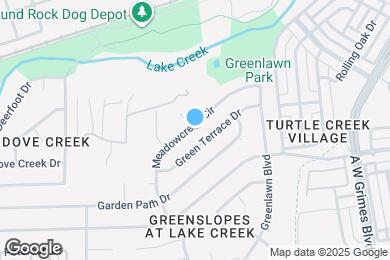 Map image of the property - 419 Meadowcreek Cir