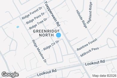 Map image of the property - 6515 Ridge Cir Dr