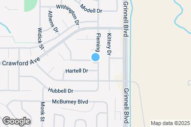 Map image of the property - 1095 Harbourne St