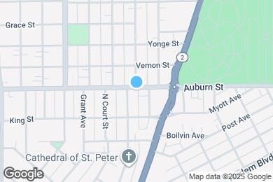 Map image of the property - 1416 Auburn St