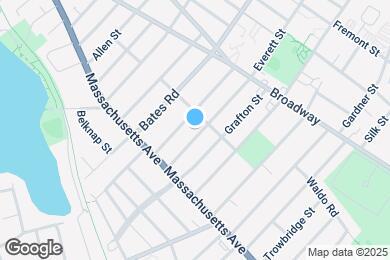 Map image of the property - 42 Everett St