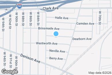 Map image of the property - 7803 Dearborn Ave