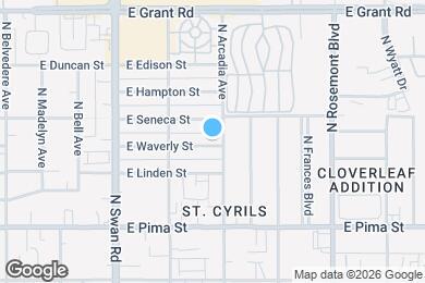 Map image of the property - 4859 E Waverly St