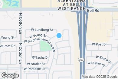 Map image of the property - 16862 W Post Dr