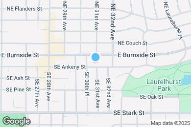 Map image of the property - 3087 SE Ankeny St