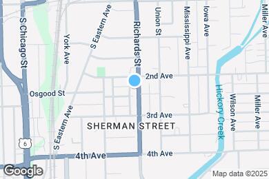 Map image of the property - 209 Richards St