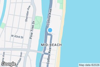 Map image of the property - 4440 Collins Ave