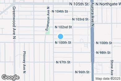 Map image of the property - 718 N 100th St