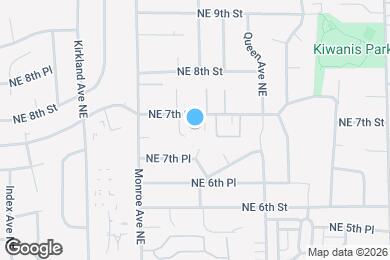 Map image of the property - 3411 NE 7th St