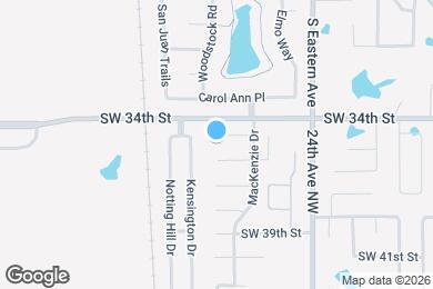 Map image of the property - 920 SW 35th St