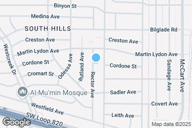 Map image of the property - 4921 Rector Ave