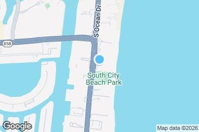 Map image of the property - 1850 S Ocean Dr