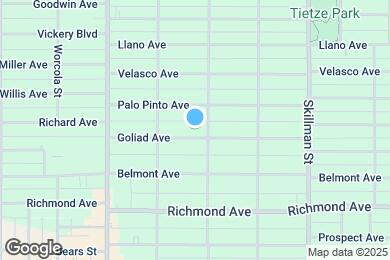 Map image of the property - 5839 Goliad Ave