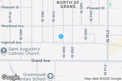 Map image of the property - 3607 Ingersoll Ave